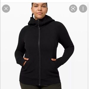 Lululemon Scuba Full Zip Hoodie Black Size 4
